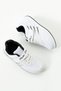 Children's White Black Lace-Up Single Velcro Flexible Lightweight Breathable Unisex Mesh Sneaker Sports Shoes - 5