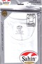 Şahin Men's 100% Cotton Single Jersey Undershirt - Box of 6 Pieces (Special for Saudi Arabia)