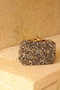 Brightness Stone Clutch Bag Dusty Brown - 4