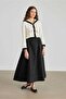Sailor Collar Tweed Jacket Ecru - 3