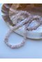 Natural Stone Necklace Set 3 Pieces (Amethyst, Aventurine and Pink Quartz) - 3