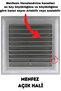 Ventilation Grille Bathroom Wc Toilet Grille Plastic Louver White 45X55Cm. - 2