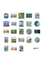 46pcs Field, Path, Pond And Other Oil Painting Theme Stickers Decorated Notebook Water Bottle Ska... - 6