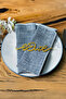 12-Pack Ramadan Kareem Metal Napkin Ornament - Islamic Home Table Decor - 7