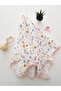 85X90 Floral Pompom Muslin Baby Blanket - 100% Cotton