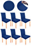 Spandex Micro Honeycomb Fabric Lycra Elastic Non-Pilling 6-Piece Chair Cover Quality Chair Cover