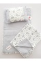 Baby Diaper Set with Rabbit Blanket, Cushion, Muslin, Baby Pillow, Newborn, Crib - 2