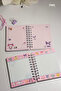 Kuromi & My Melody Mini Lined Watercolor Notebook Set of Two with Buckle - Sanrio Designs - 3