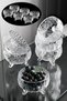 Footed Glass Bowl Set, 6-Piece Glass Snack Bowl, Breakfast Bowl