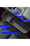 Leather Car Seat Organizer between Seats Pocket Gap Filler Organizer Black - 3
