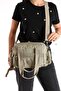 Shoulder Bag Multi-Pocket Lightweight Clinker Fabric 30*20 cm Crossbody Messenger Bag Sleeve Bag - 3