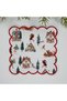 Christmas Scenery Patterned Embroidery Cocktail - 1 Piece