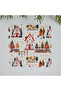 Watercolor Cute Village View Washable Fabric Napkin 1 Piece 15 X 15 Multicolor Fabric Tr - 2
