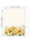 Elegant Watercolor Sunflowers Design Laser Cut Fabric Baking Cloth - 2