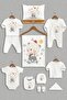 11-Piece Cute Printed Newborn Hospital Take-Home Set 100% Cotton - 2