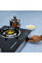 Dual Gas Stove Cooker Omk2317 Double Burners With Tempered Glass Panel Auto Ignition System - 4