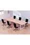 Vorm 136-24 Modern Conference-Meeting Table for Office, Home-(6 Seater, Oak)