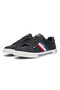 Men's Black Low-Top Sneakers,Lightweight Casual Shoes for Classic Look - 2