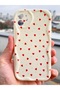 غطاء حماية للكاميرا لهاتف iPhone 12 مصنوع من السيليكون بنمط قلب أحمر ذو حواف مموجة - 8