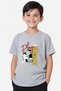 Play Game Printed Boys' Short Sleeve Round Neck T-Shirt