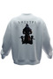 BAĞATIR WARRIOR PRINT OVERSIZE SWEATSHIRT (UNISEX)