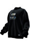 WOLF&EAGLE PRINTED OVERSIZE SWEATSHIRT (UNISEX) - 2