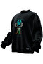 MYTHOLOGIC DEER PRINT OVERSIZE SWEATSHIRT (UNISEX) - 2