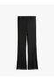 Standard Waist Spanish Leg Fabric Trousers - 3