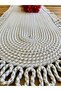 Jute, Wicker, Decorative Tablecloth, Runner 35X100 Cm, American Service, Coffee Table Cover, Bohemian Style - 2