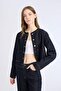Crop Button Pocket Jean Jacket D5153Ax25Sp - 4