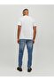 JJEORGANIC BASIC TEE SS V-NECK NOOS أبيض - 6