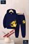 Hooded Children's "Garfild Claws" Printed Tracksuit Set
