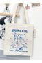 Karma Is a Cat Design Raw Cloth Tote Bag, Pinterest Bag