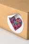 120Pcs 3X3Cm Heart Themed Thank You Sticker Thank You Sticker Shipping Packaging Packing Label - 2