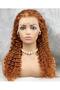 Real Front Lace Tulle Wig - Afro Wavy - Copper 70-75cm