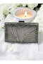 Silver Platinum Color Crystal Rhinestone Evening Dress Bag Wedding Engagement Henna Graduation - 2