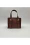 Bag Women's Burgundy Cross Shoulder Strap Bag with Sewing Detail - 4