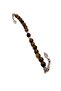 Natural Tiger Eye Stone Zaza Rosary with Silver Color Combination - 3
