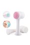 Portable Silicone Lightweight Smooth Skin Exfoliating Care Cleansing Brush Double Sided - 2