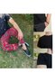 Red Green Regular Fit Bottom Plaid Checked Cotton Knitted Crew Neck Men's Pajama Set - 6