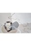 Hari̇kabi̇rev | Beige-Cream-Grey Abstract Patterned Shape 1 | Framed Tempered Glass Table Single Horizontal - 2
