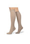 Bamboo Women's Knee Length Plain Beige Color Soft Long Seamless Socks / Skin Revealing Socks - 3