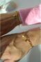 Lettered Steel Lover - Couple and Double Bracelet, Heart Friend Bracelet - 5