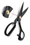 28cm Stainless Steel Sharpenable Professional Black Tailor Scissors - in A-275 Custom Box - 3