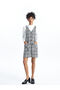 Quality Pieces from Çelebi Store V Plaid Embroidered Dress - 2