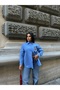Women's Blue Teddy Bear Detailed Shirt - 3