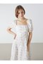 Xside Square Neck Floral Women's Dress - 2