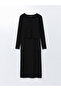 Nevavm Oval Collar Dress and Cardigan with a Difference - 5