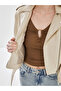 Trendlucky Biker Collar Women's Leather Look Jacket with a Difference - 4