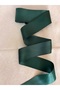 Dark Green Emerald Double-Sided Satin Ribbon 6 cm 10 Meters One Ball - 3